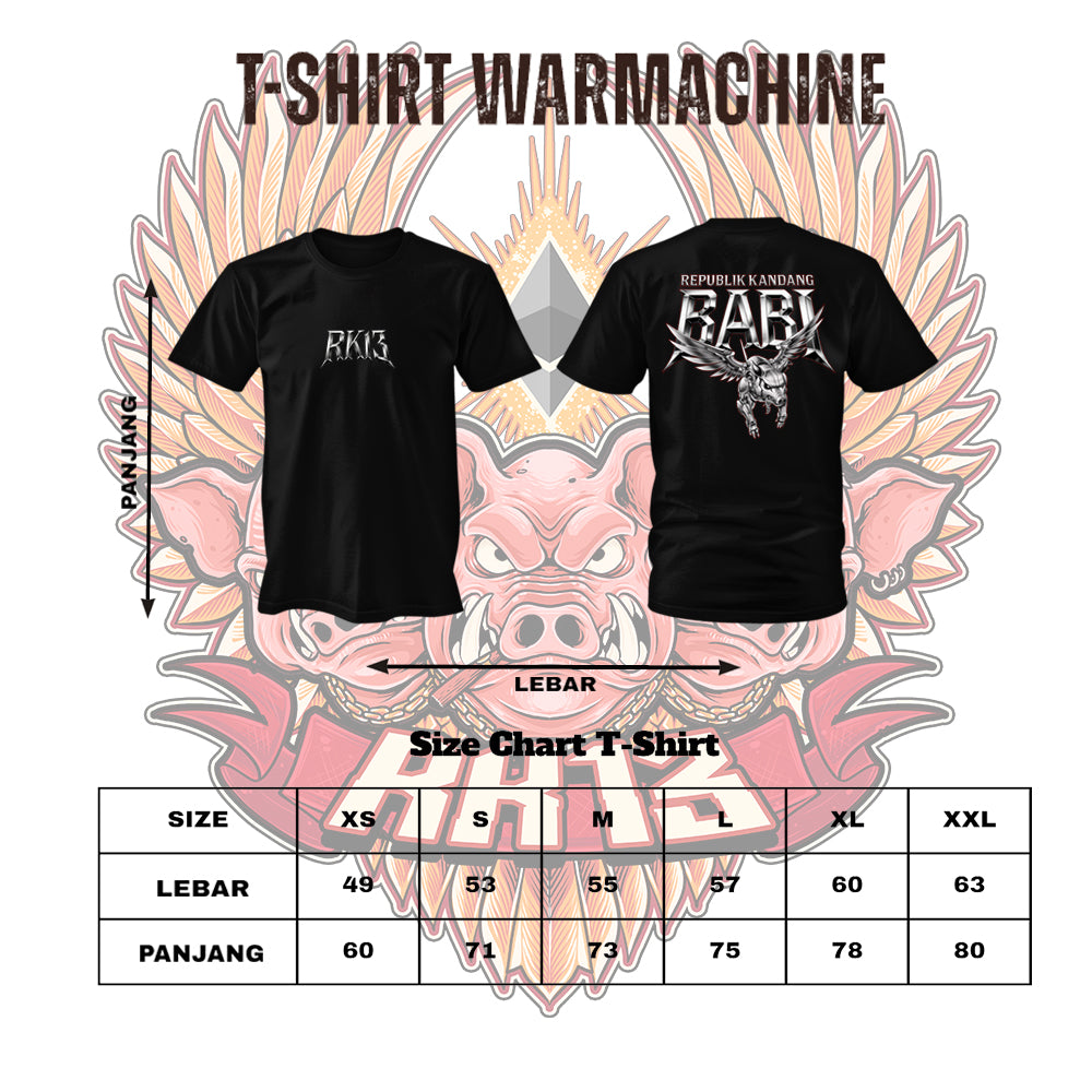Tshirt RK13 WarMachine - Republik Kandang Babi