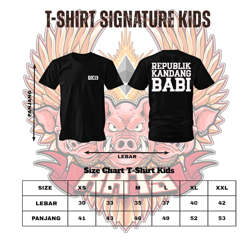 Kids Tshirt RK13 Republik Kandang Babi