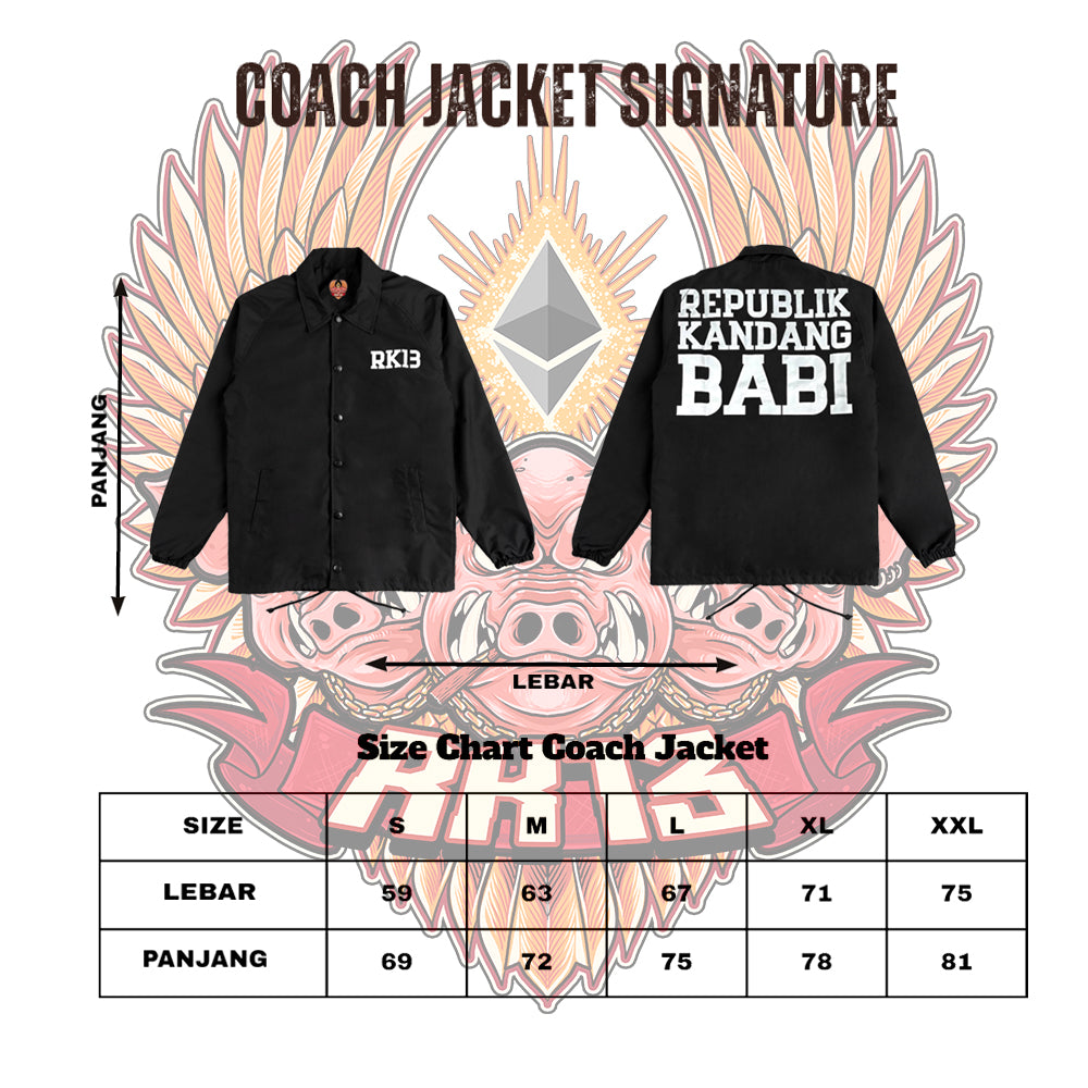 Coach Jacket RK13 Republik Kandang Babi