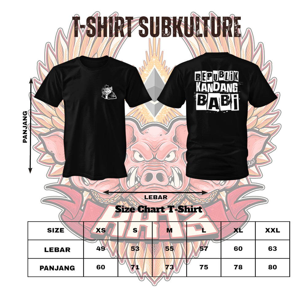 Tshirt RK13 SubKulture - Republik Kandang Babi