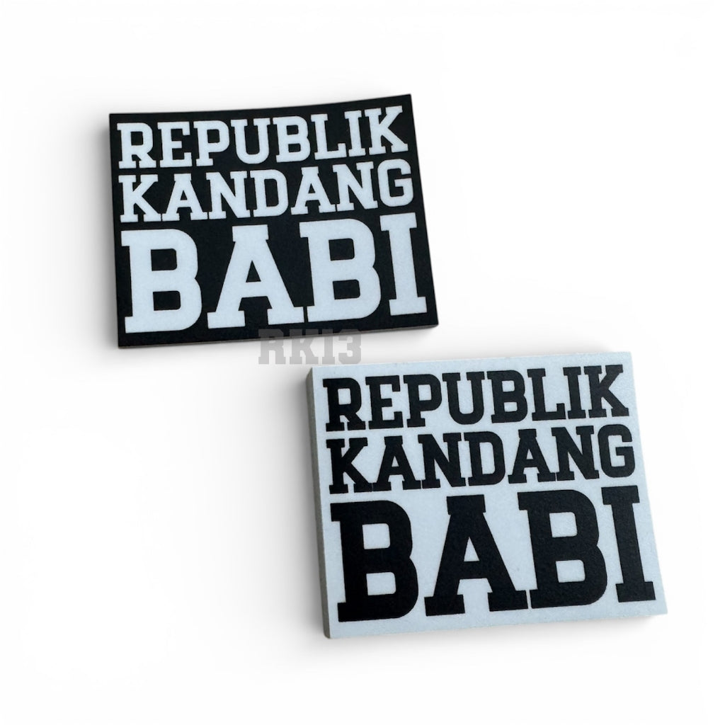 Sticker Pack RK13 MenebarTeror - Republik Kandang Babi