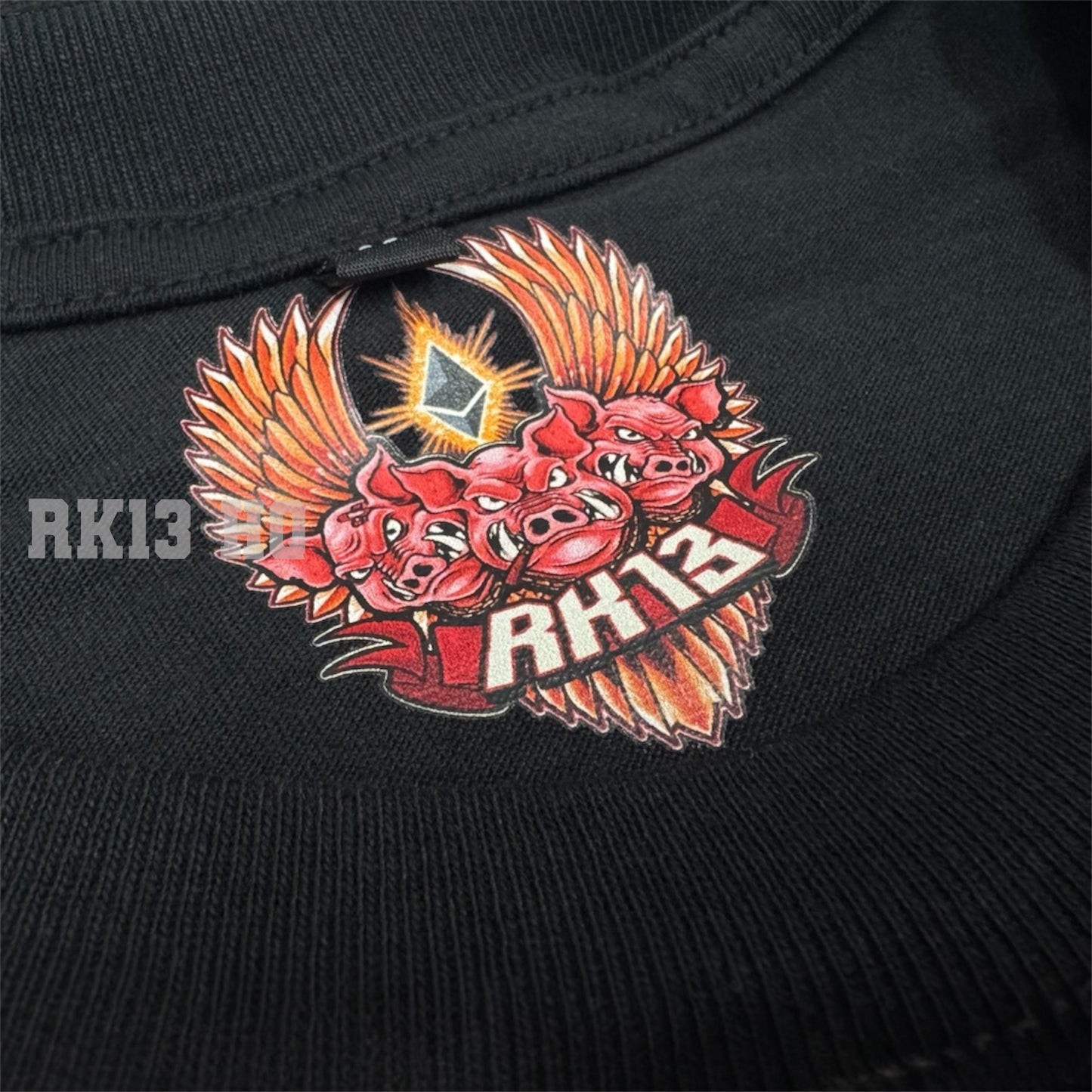 Tshirt Long Sleeve RK13 HellFire  - Republik Kandang Babi