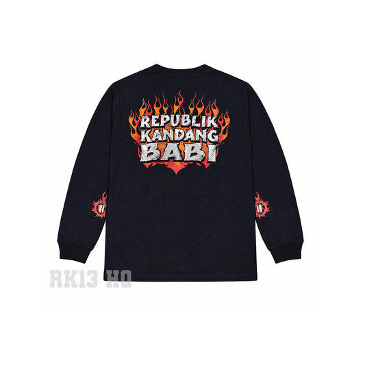 Tshirt Long Sleeve RK13 HellFire  - Republik Kandang Babi