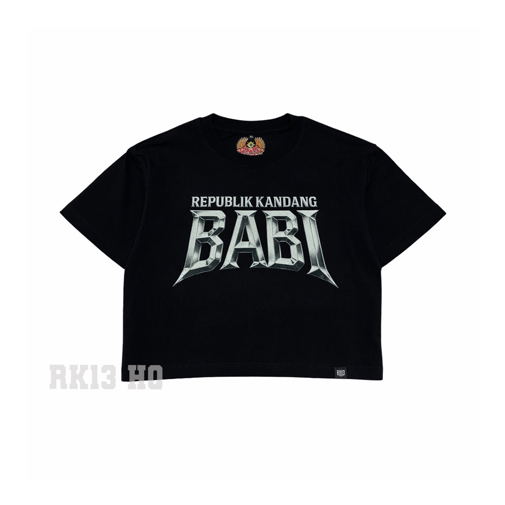 Crop Top Tshirt RK13 WarMachine - Republik Kandang Babi