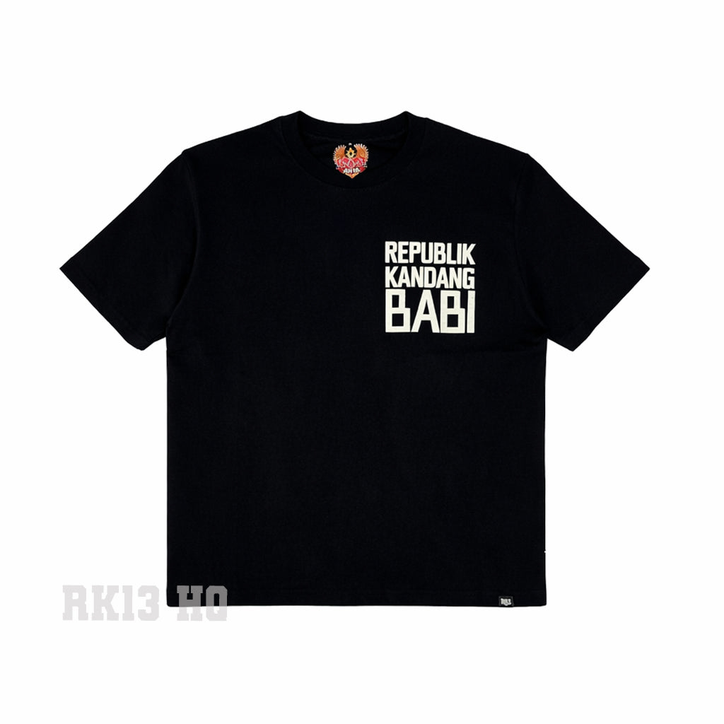 Tshirt RK13 Hari Huru Hara 2025 - Republik Kandang Babi