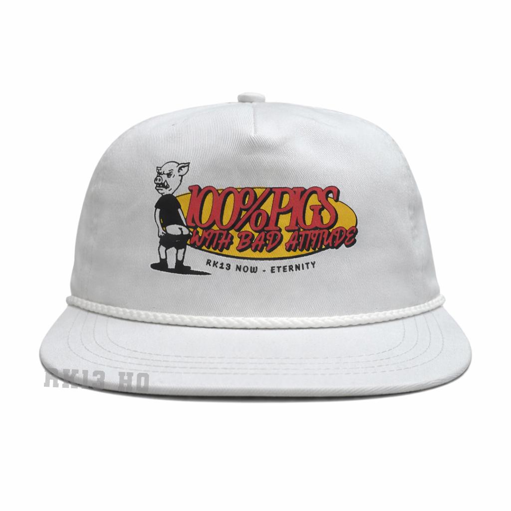 Rope Hat RK13 BadWhite - Republik Kandang Babi
