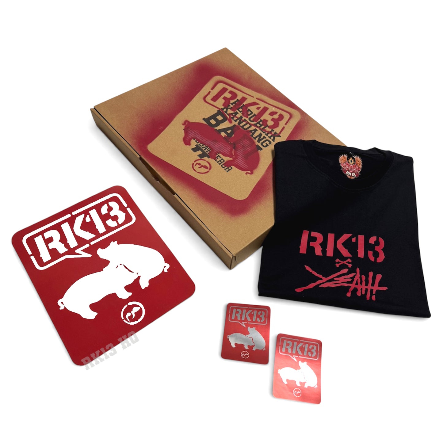 Boxset Tshirt RK13 X YEAH BlowjobTerror - Republik Kandang Babi