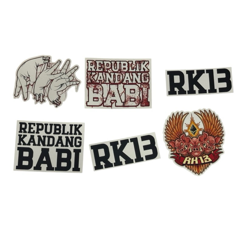Sticker Pack RK13 Republik Kandang Babi