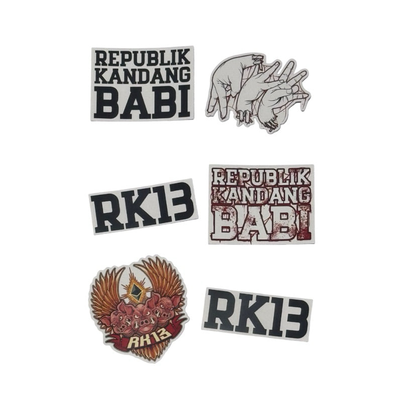 Sticker Pack RK13 Republik Kandang Babi