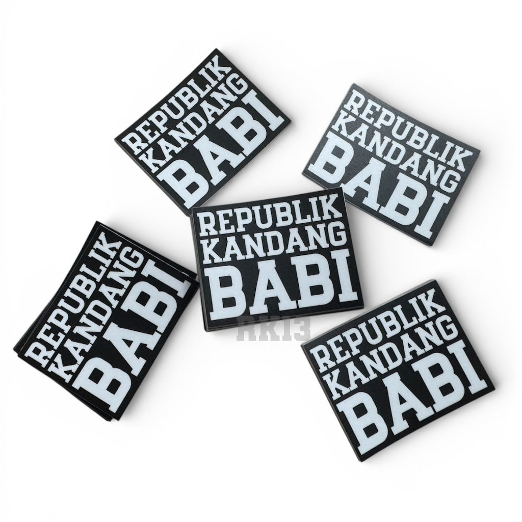 Sticker Pack RK13 MenebarTeror - Republik Kandang Babi