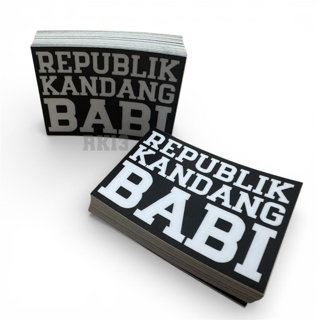 Sticker Pack RK13 MenebarTeror - Republik Kandang Babi