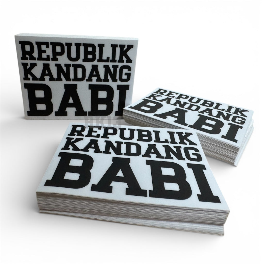 Sticker Pack RK13 MenebarTeror - Republik Kandang Babi