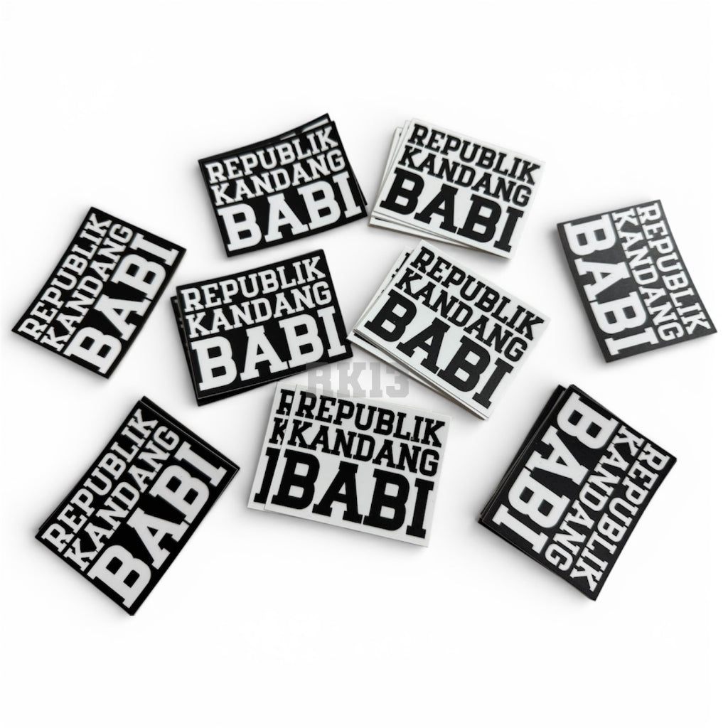 Sticker Pack RK13 MenebarTeror - Republik Kandang Babi